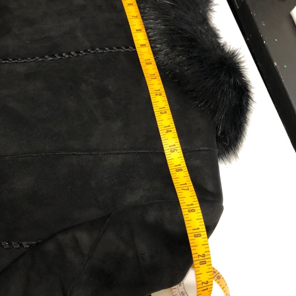 Terry Lewis long black luxury coat - Picture 14 of 16